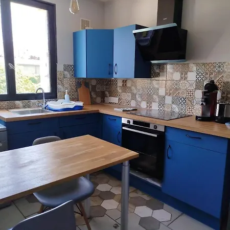 Appartement T2 Moderne Proche Centre Avec Balcon Et Wifi Saint-Lô